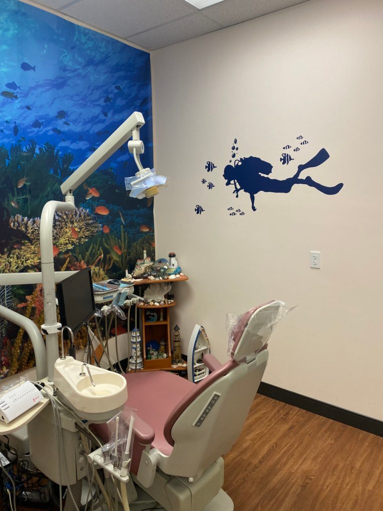Examination room - scuba diver